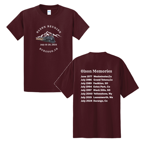 Port and Company Basic T-Shirt -- Athletic Maroon