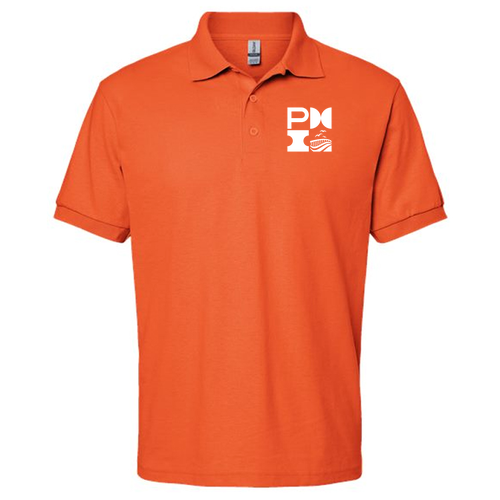 Gildan DryBlend Jersey Polo -- Orange