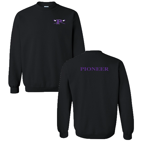 Crew Neck Sweatshirt -- Black