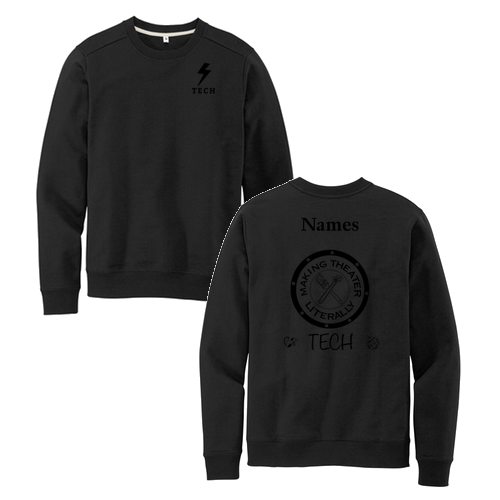 District Re-Fleece Crew -- Black