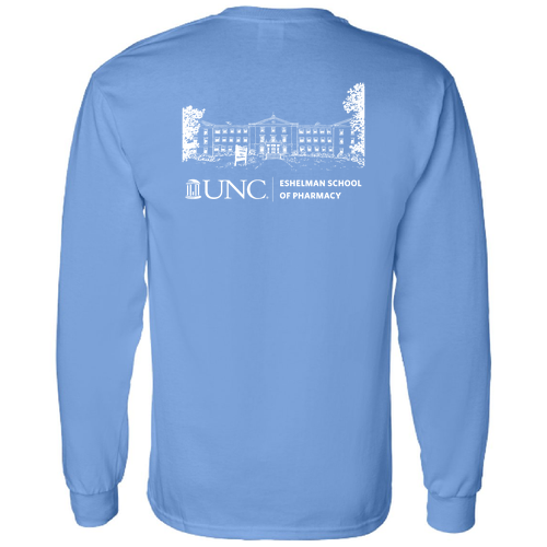 Gildan Cotton Longsleeve T-Shirt -- Carolina Blue