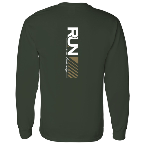 Gildan Heavy Cotton Longsleeve Basic T-Shirt -- Forest Green