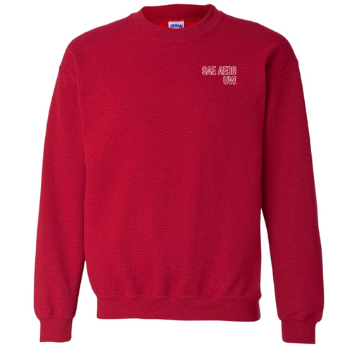 Gildan Heavy Blend Crewneck -- Antique Cherry Red