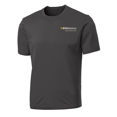Screen Printed Port and Company Essential Performance Tee -- Charcoal