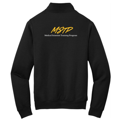Port and Company Core Fleece Quarter-Zip Pullover Sweatshirt -- Jet Black