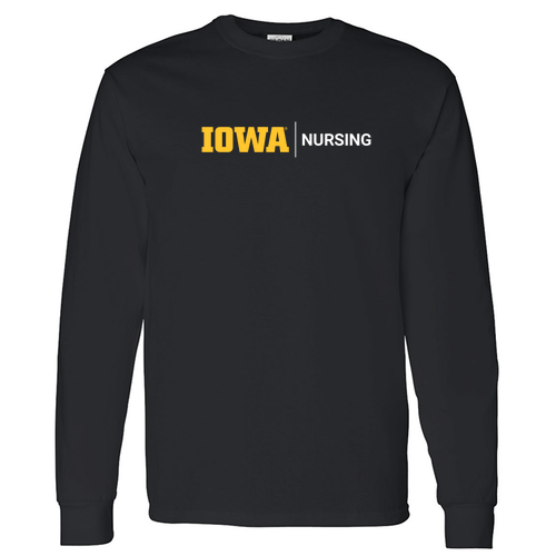 Gildan Heavy Cotton Longsleeve Basic T-Shirt -- Black