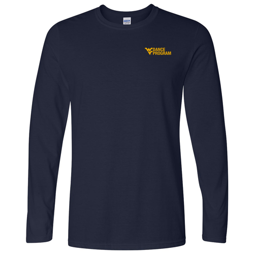 Gildan Softstyle Longsleeve T Shirt -- Navy