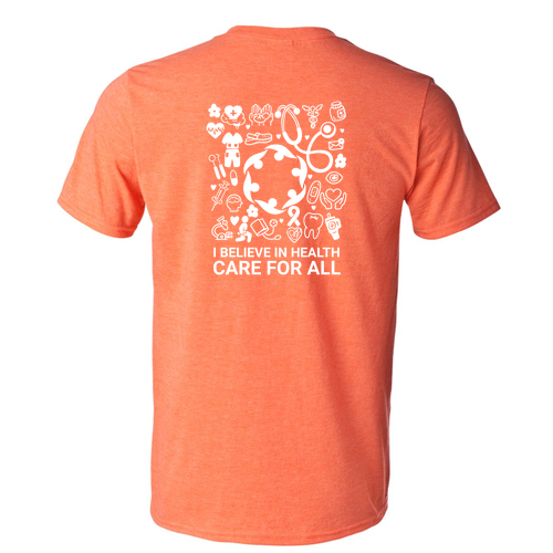 Health Care For All Gildan SoftStyle Cotton T-Shirt -- Heather Orange