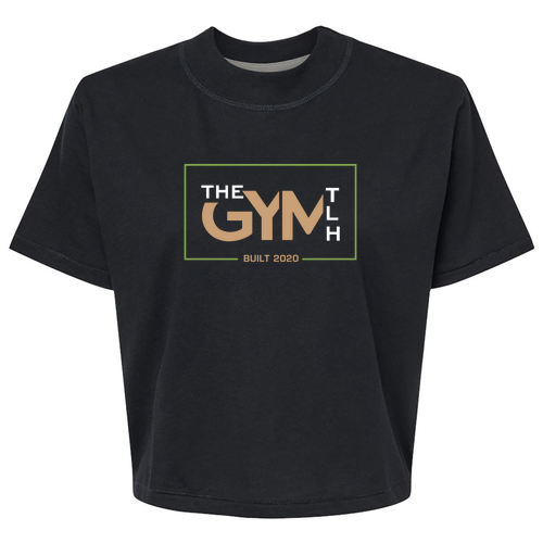 LAT Ladies' Boxy Tee -- Blended Black