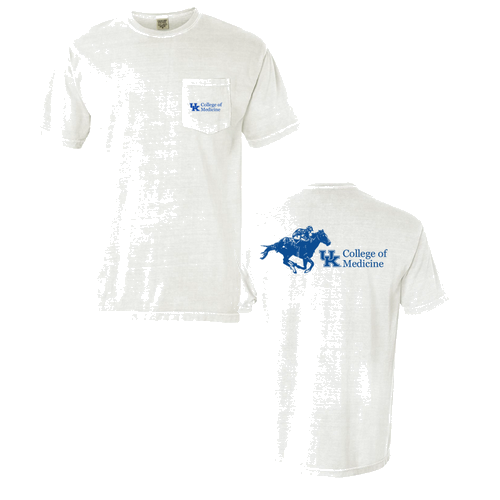 Comfort Colors White Short Sleeve Pocket Tee