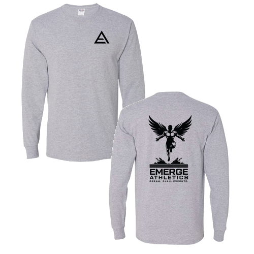 Jerzees Dri-Power Active Adult Long sleeve Tee -- Heather