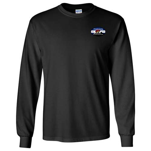 Gildan Ultra Cotton Longsleeve Basic T-Shirt -- Black