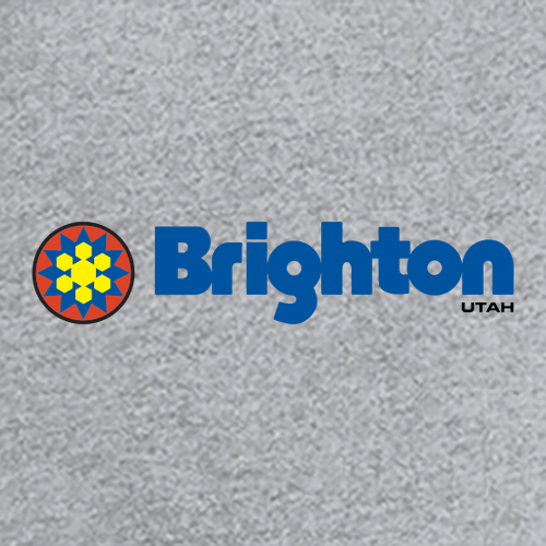 Brighton Logo 1 Full color -- Long Sleeve Heather Grey