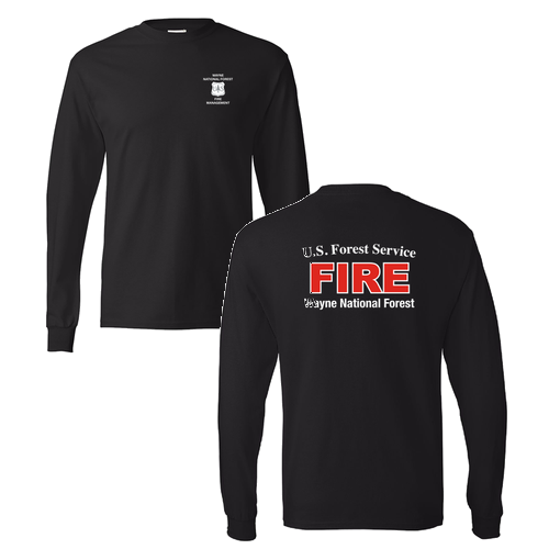 Hanes Adult 6 oz. Authentic-T Long-Sleeve T-Shirt -- Black