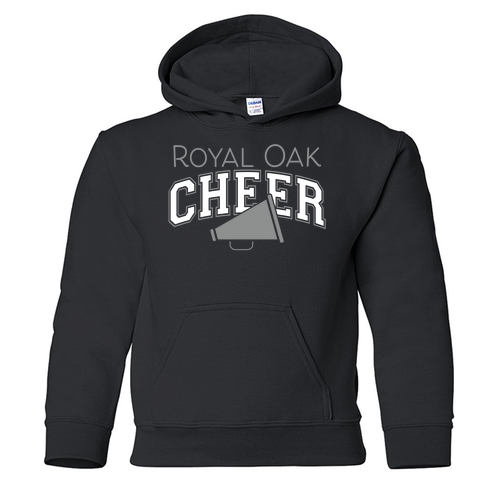 Gildan Heavy Blend Youth Hooded Sweatshirt -- Black