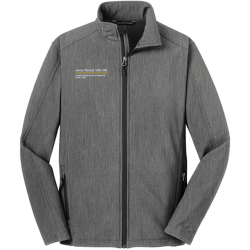 Port Authority Core Soft Shell Jacket -- Pearl Grey Heather