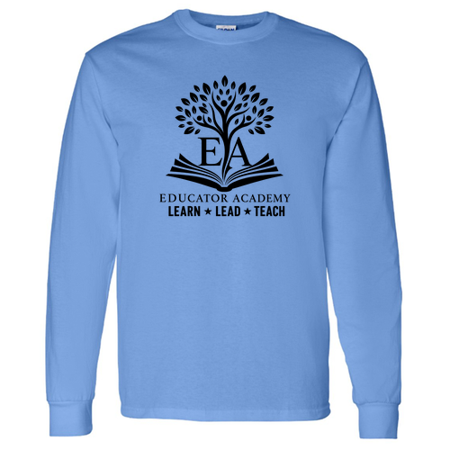 Gildan Heavy Cotton Longsleeve Basic T-Shirt -- Carolina Blue
