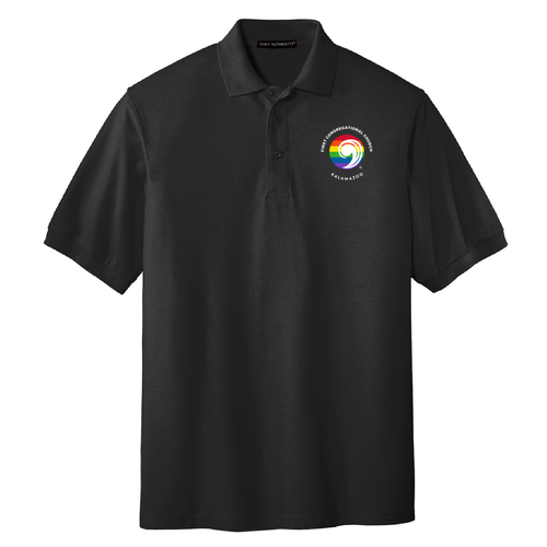 Port Authority Silk Touch Sport Shirt -- Black