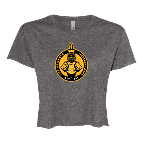 Next Level Festival Women's Cali Crop -- Charcoal
