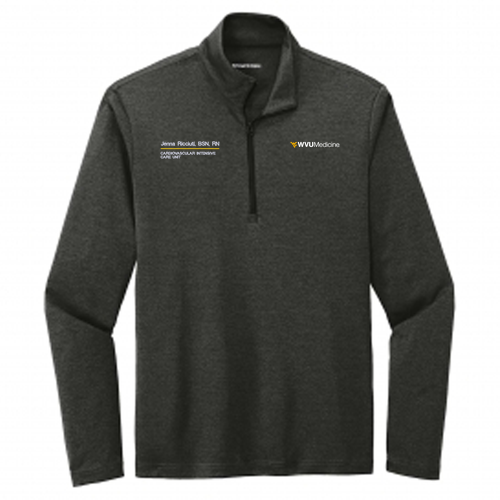 Sport-Tek Endeavor 1/4-Zip Pullover -- Black Heather