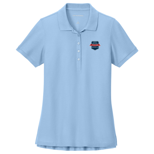 Ladies Port Authority Wearever Signature Pique Polo -- Cloud Blue