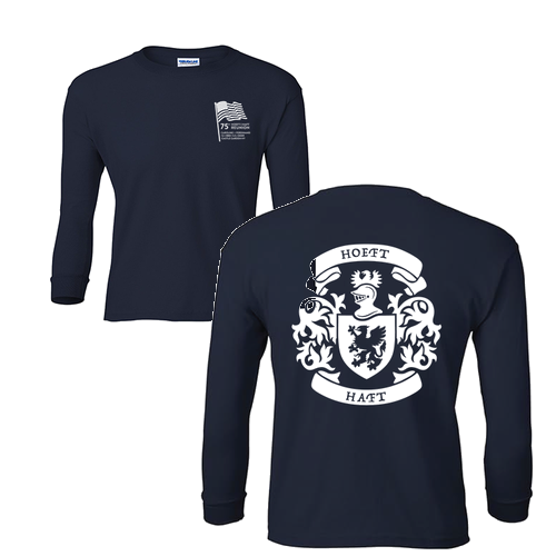 Gildan Ultra Cotton Longsleeve Youth T-Shirt -- Navy