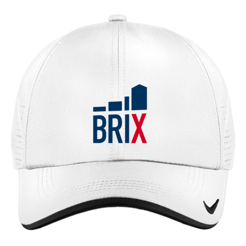 Nike Dri-Fit Perforated Performance Cap -- White / Black