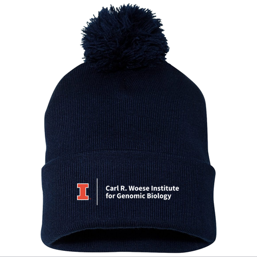 Sportsman Pom Pom Knit Hat -- Navy