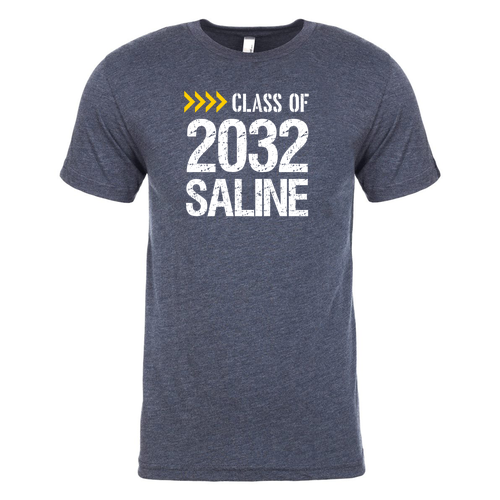 Next Level Mens TriBlend Tee -- Vintage Navy Class of 2032