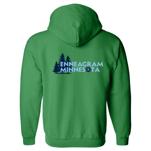 Gildan Full Zip Hooded Sweatshirt -- Irish Green