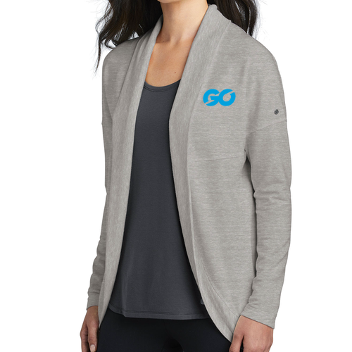OGIO Ladies Luuma Cocoon Fleece -- Petrol Grey Heather