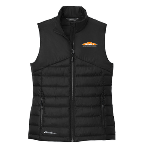 Eddie Bauer Women's Quilted Vest -- Deep Black