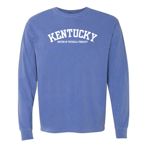 Comfort Colors Ringspun Long Sleeve Tee -- Flo Blue