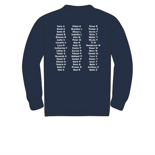 Gildan Youth Heavy Cotton Longsleeve -- Navy