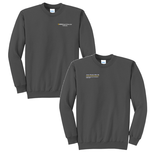 Port and Company Classic Crewneck Sweatshirt -- Charcoal