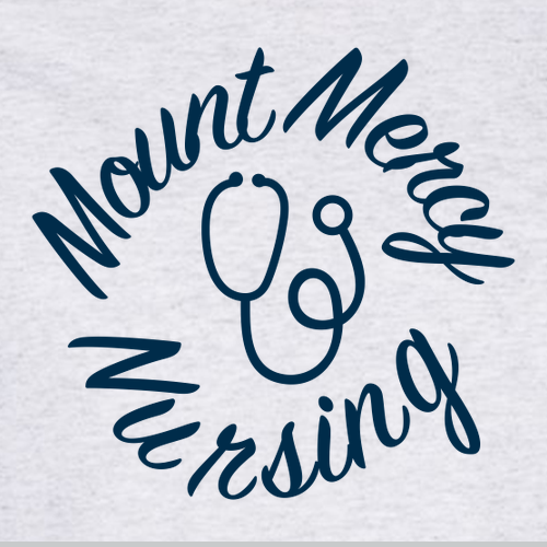 Port and Company Long Sleeve T Shirt -- Ash -- Stethoscope