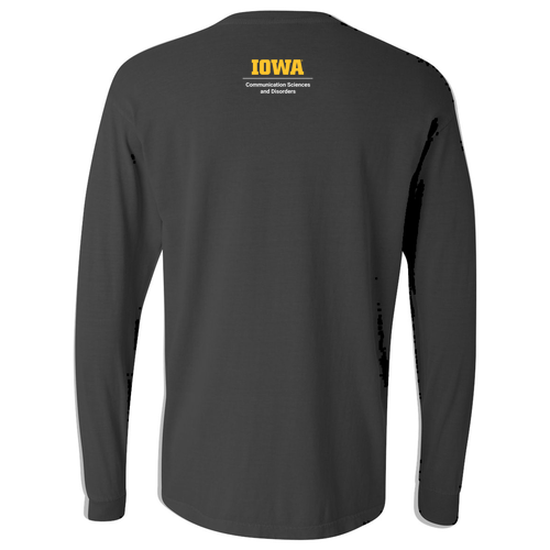 Comfort Colors Ringspun Long Sleeve Tee -Emotional Support Building- Pepper
