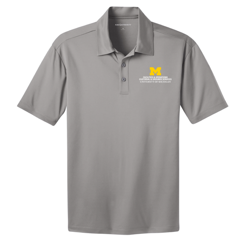 Port Authority Wearever Performance Pique Polo -- Gusty Grey, $28