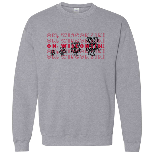 Gildan Heavy Blend Crew Neck Sweatshirt -- Sport Grey