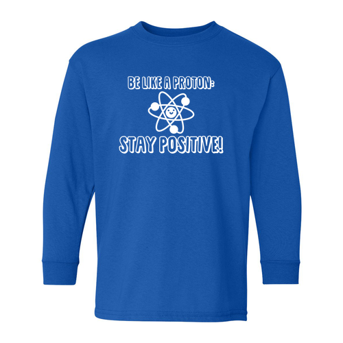 YOUTH Gildan Heavy Cotton Longsleeve -- Royal