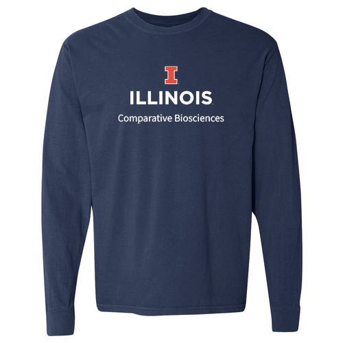 Comfort Colors Ringspun Long Sleeve Tee -- True Navy