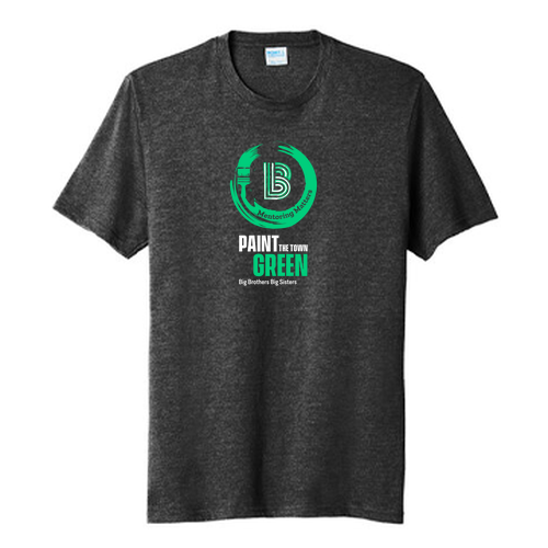 Port & Company Tri-Blend Tee -- Black Heather