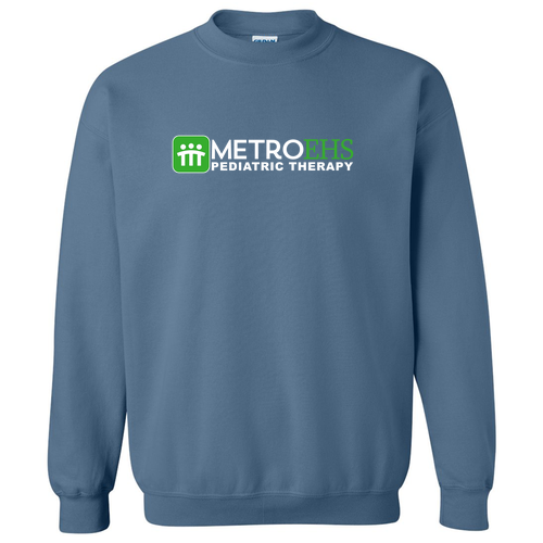 Gildan Heavy Blend Crew Neck Sweatshirt -- Indigo Blue