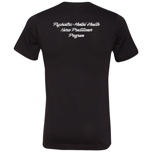 Psychiatric-Mental Health Bella Canvas Unisex Heather CVC T-Shirt -- Solid Black Blend