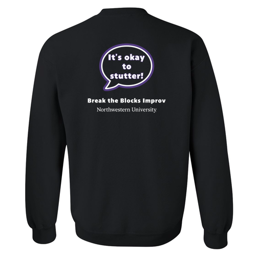 Gildan Heavy Blend Crew Neck Sweatshirt -- Black