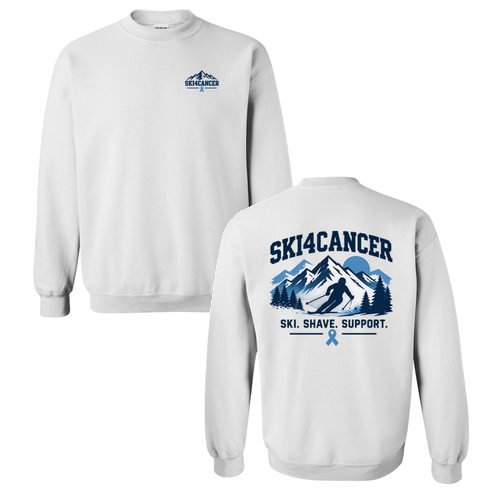 Gildan Heavy Blend Crew Neck Sweatshirt -- White