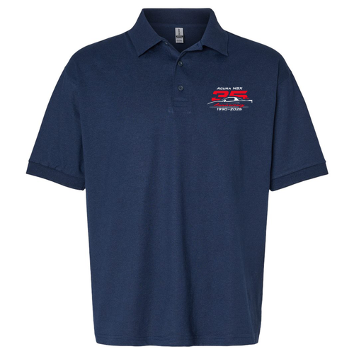 Gildan DryBlend Jersey Polo -- Navy