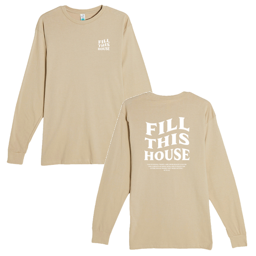 Lane Seven Heavyweight Long Sleeve T-Shirt -- Mushroom