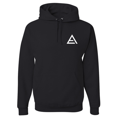 Jerzees 8 oz 50/50 Nublend Adult Hooded Sweatshirt -- Black