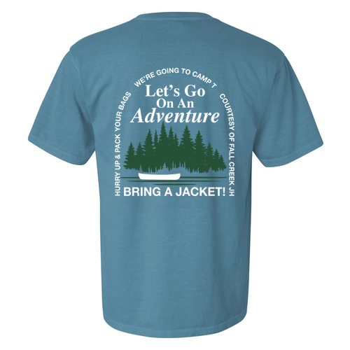 Comfort Colors Ringspun Garment Dyed T Shirt -- Ice Blue